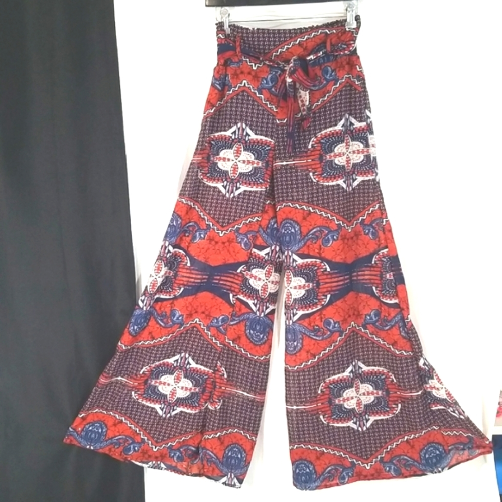 Truth NYC Palazzo Pattern Boho Pants.  S